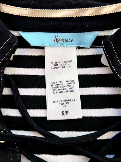 Marciano Striped Lace Up Shirt