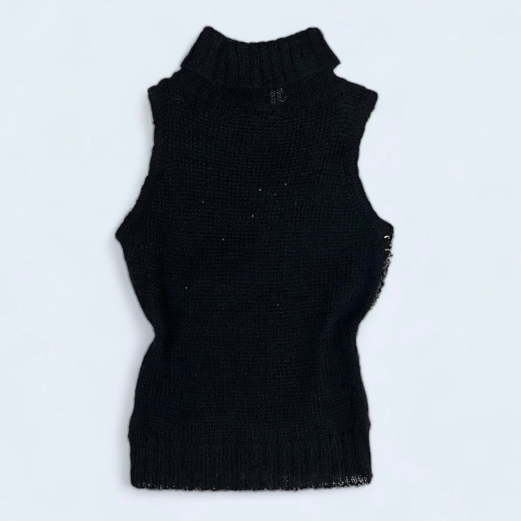 Sheer Sequins Knit Tank