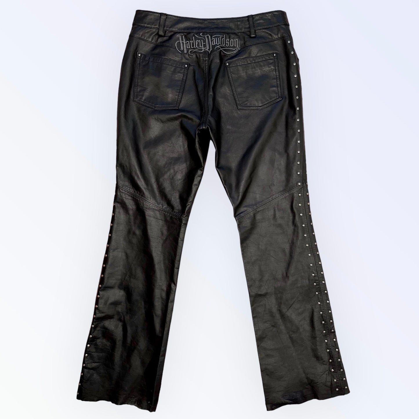 Harley Davidson Studded Leather Pants