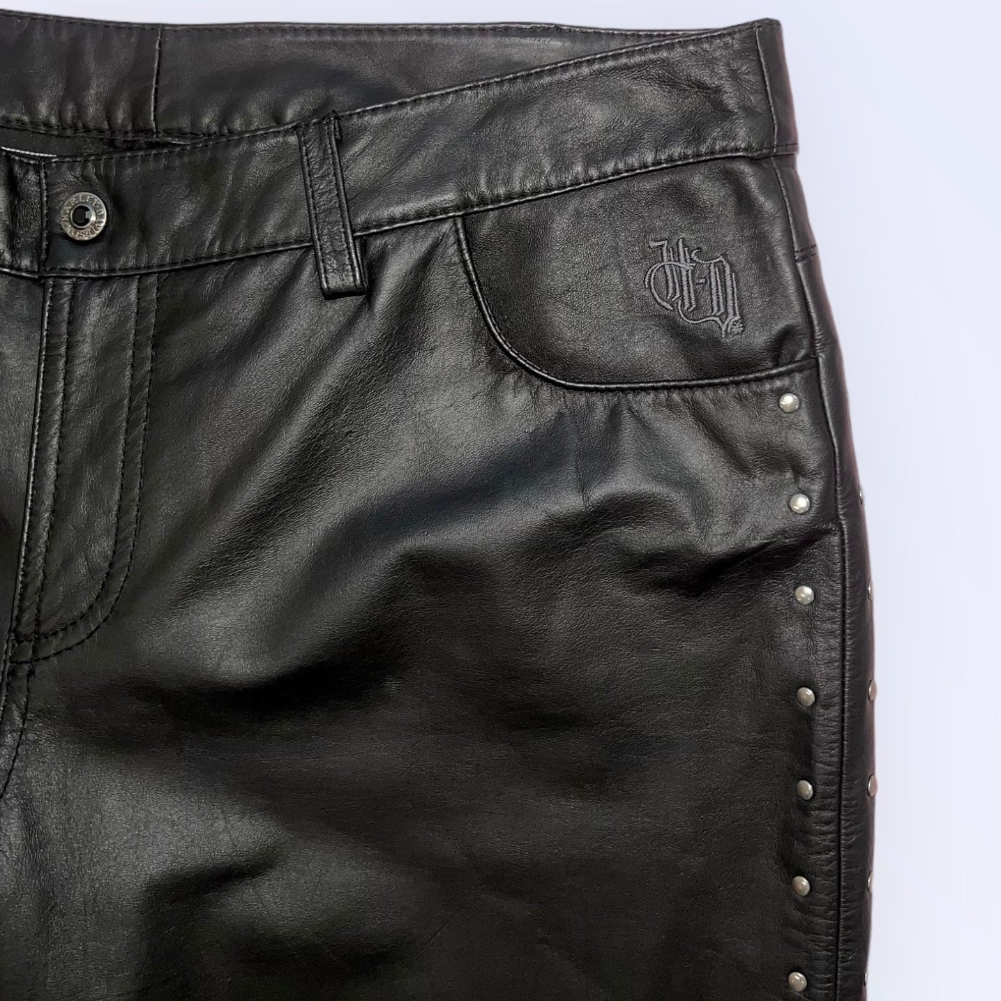 Harley Davidson Studded Leather Pants