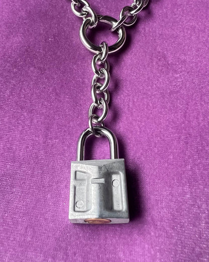 Construct Lock Necklace