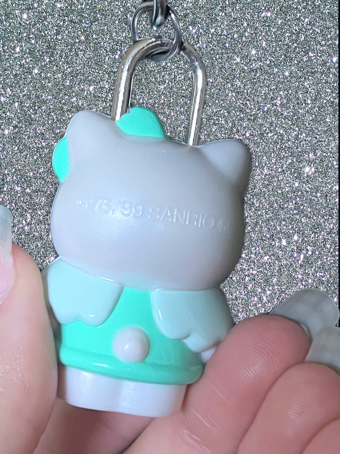 1999 Sanrio Hello Kitty Angel Lock Necklace